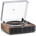 Vinyl Record Player All-in-one Turntable - Warm Walnut Sound