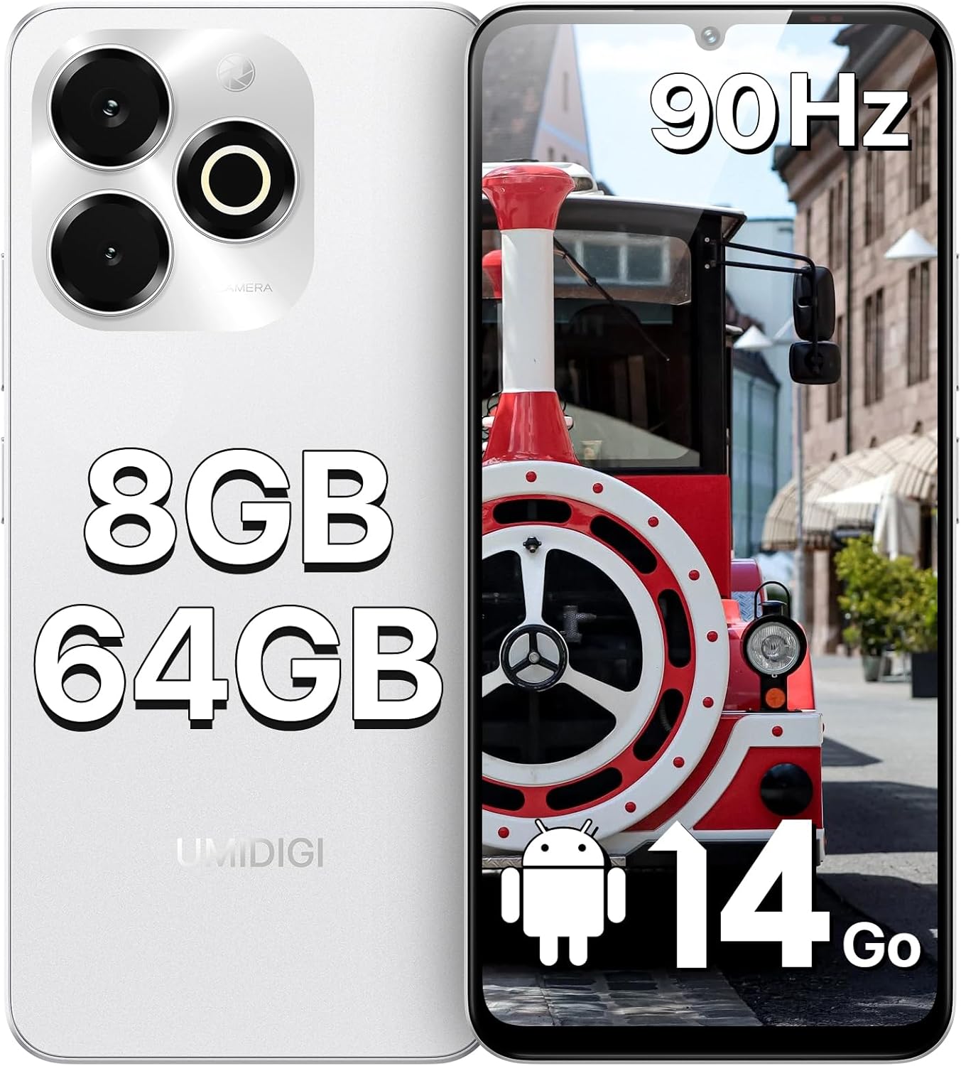 UMIDIGI G9X Unlocked Cell Phone with 6.75in 90Hz Display
