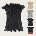10 inch 40 Strands Loc Extensions Human Hair - Full Handmade Dreads