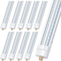 8ft LED Bulbs V Shaped FA8 Single Pin Tube Lights - Super Bright