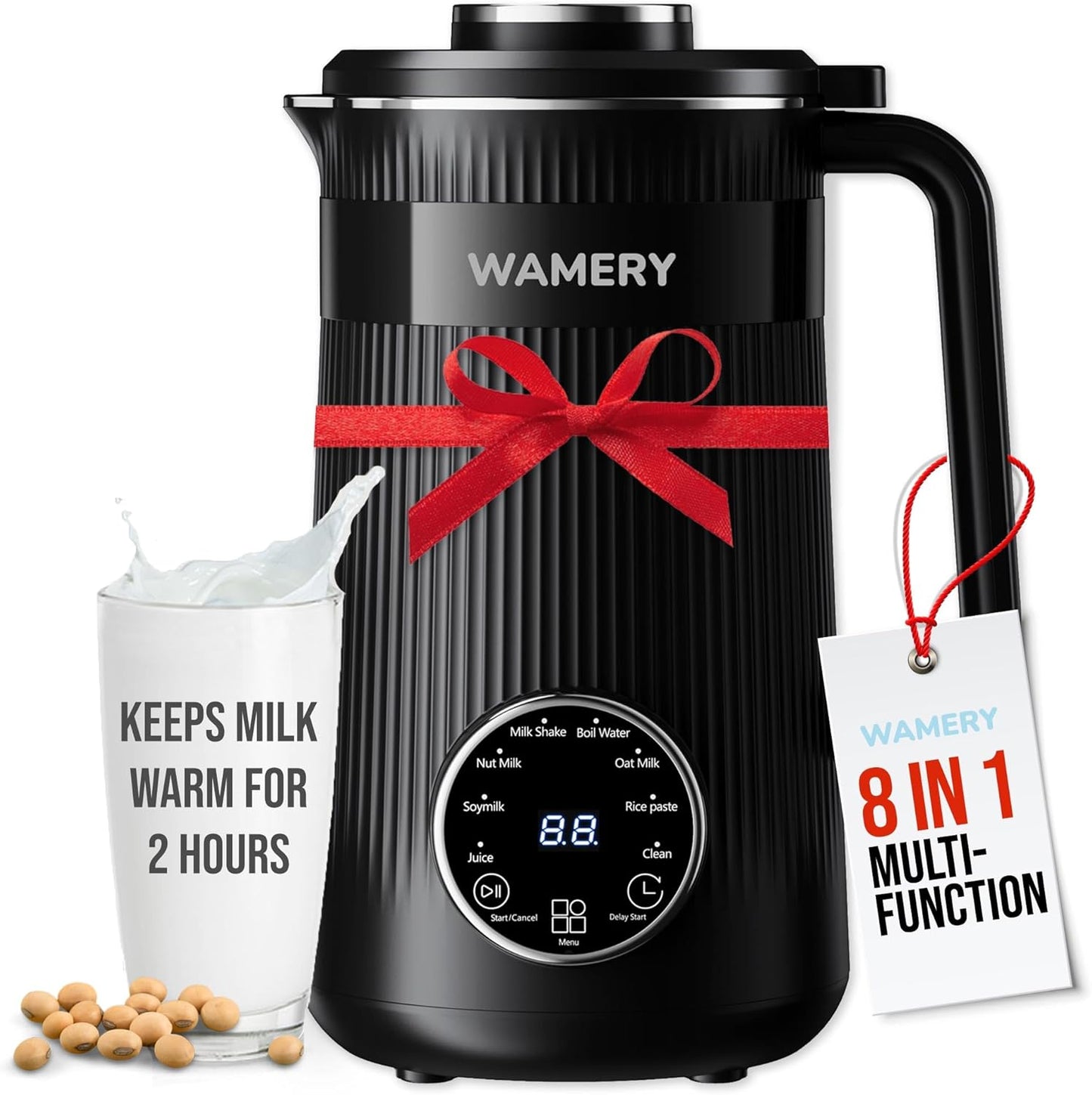 Wamery 32oz Nut Milk Maker - Plant-Based Milk in a Snap!