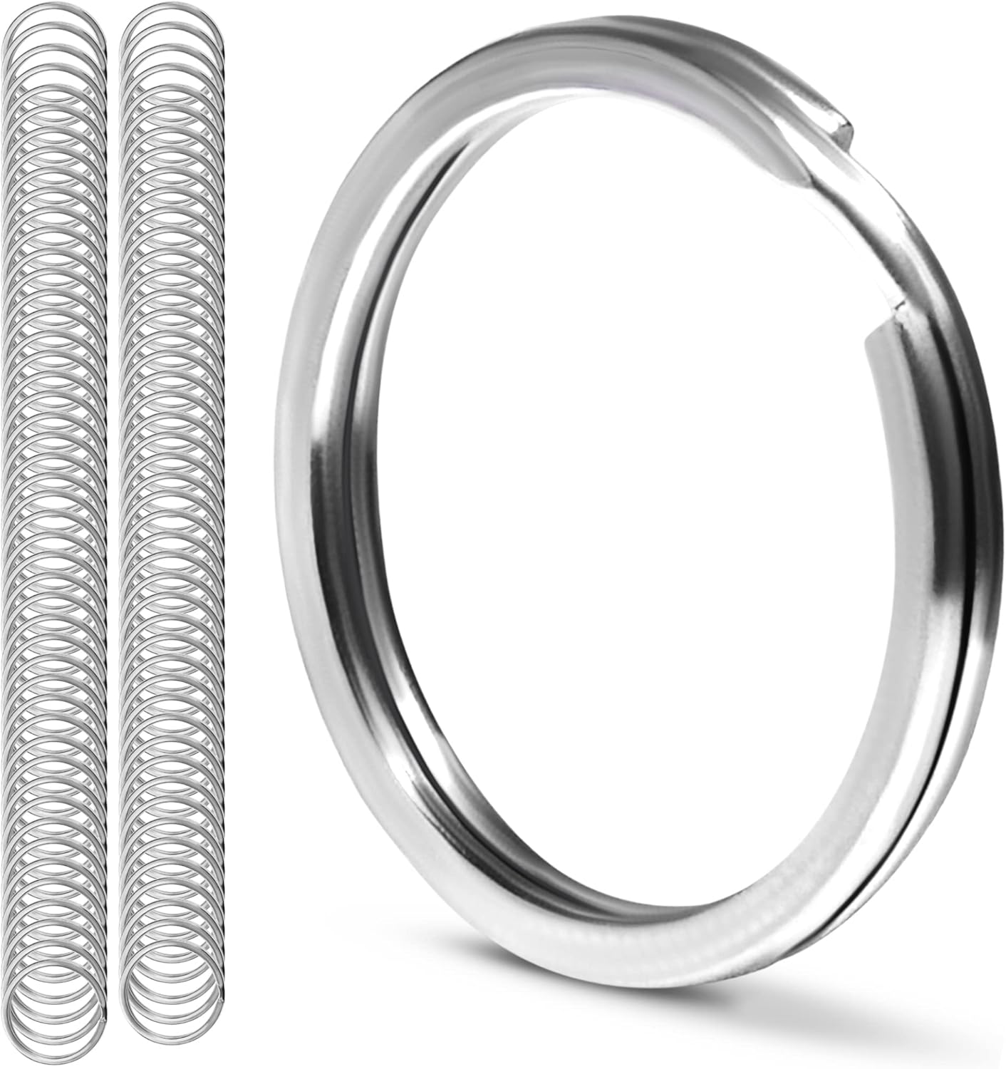 Durable Stainless Steel Split Ring Keychains for All Your Keys