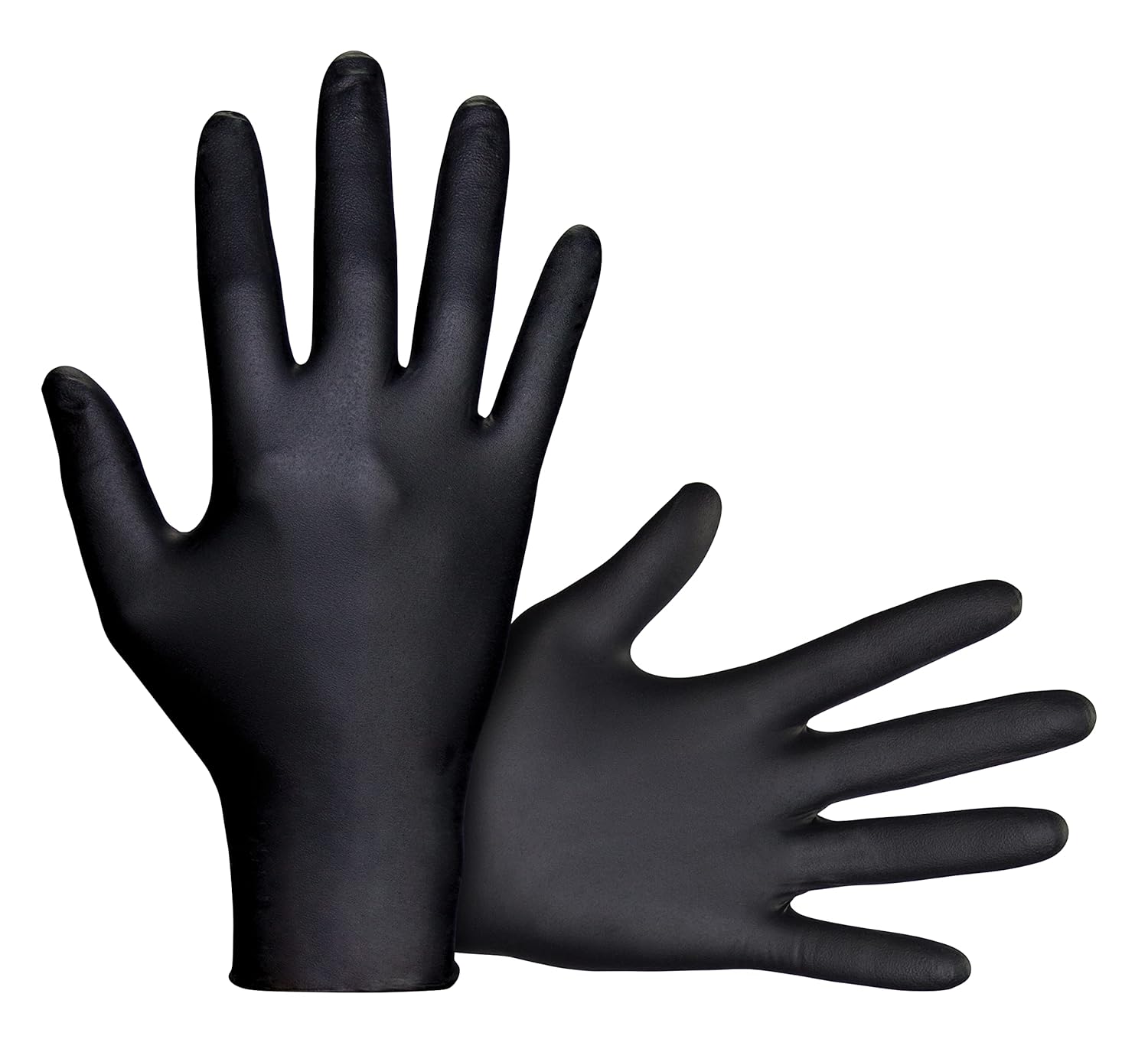 SAS Black Nitrile Gloves - Heavy-Duty Protection!