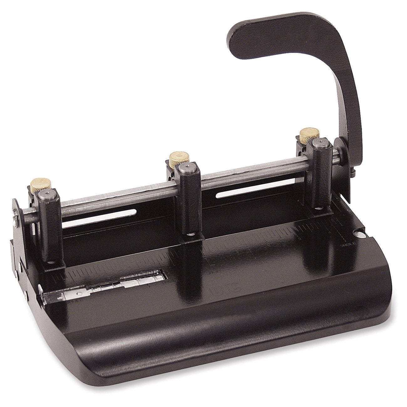 Officemate Heavy Duty Adjustable Hole Punch with Lever Handle