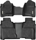 Floor Mats Compatible with 2014-2018 Silverado/Sierra - All-Weather