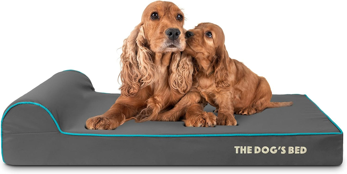 Orthopedic Headrest Dog Bed for Large Dogs with Pain Relief