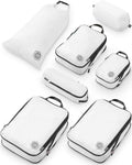 Large Compression Packing Cubes Travel Organizer Set - Save Space