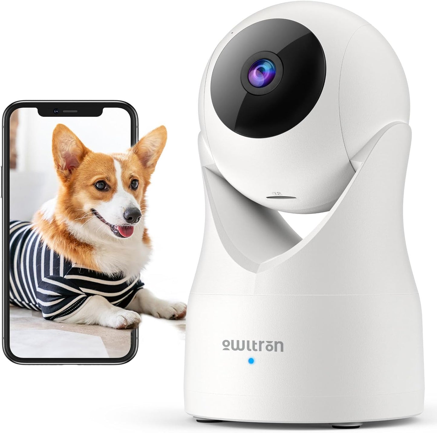 2K Indoor Security Camera with 360 Motion Detection