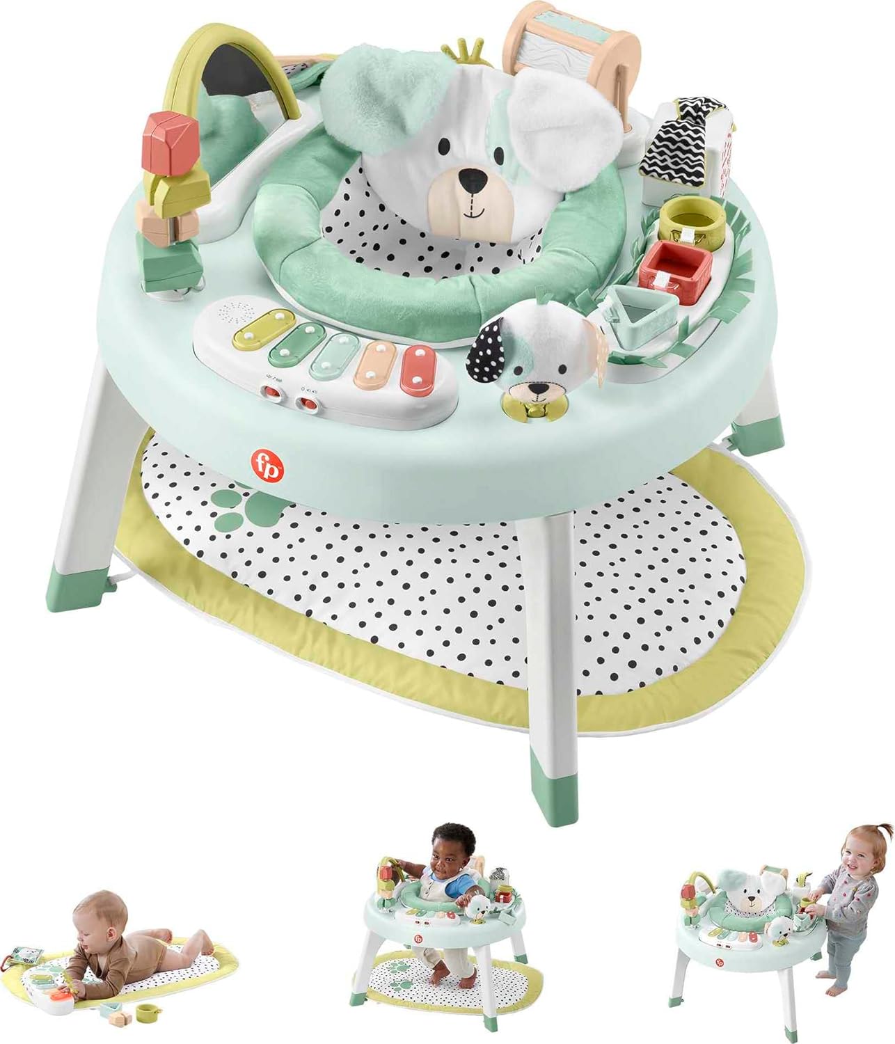 Fisher-Price SnugaPuppy 3-in-1 Activity Center