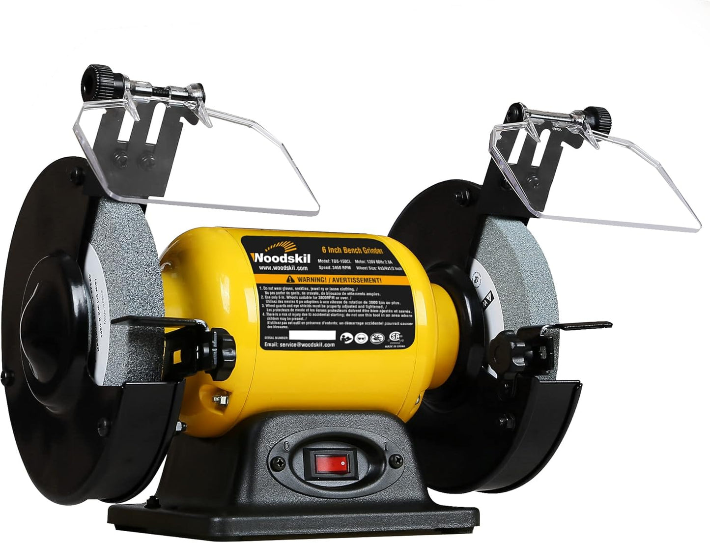 2.8Amp 1/2HP 6-Inch High-Speed Bench Grinder for Sharpening