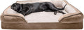 Cooling Gel Dog Bed Jumbo XL Brownstone - Sofa-Style Comfort