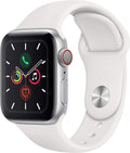 Apple Watch Series 5 GPS + Cellular 40MM - Silver/White Renewed