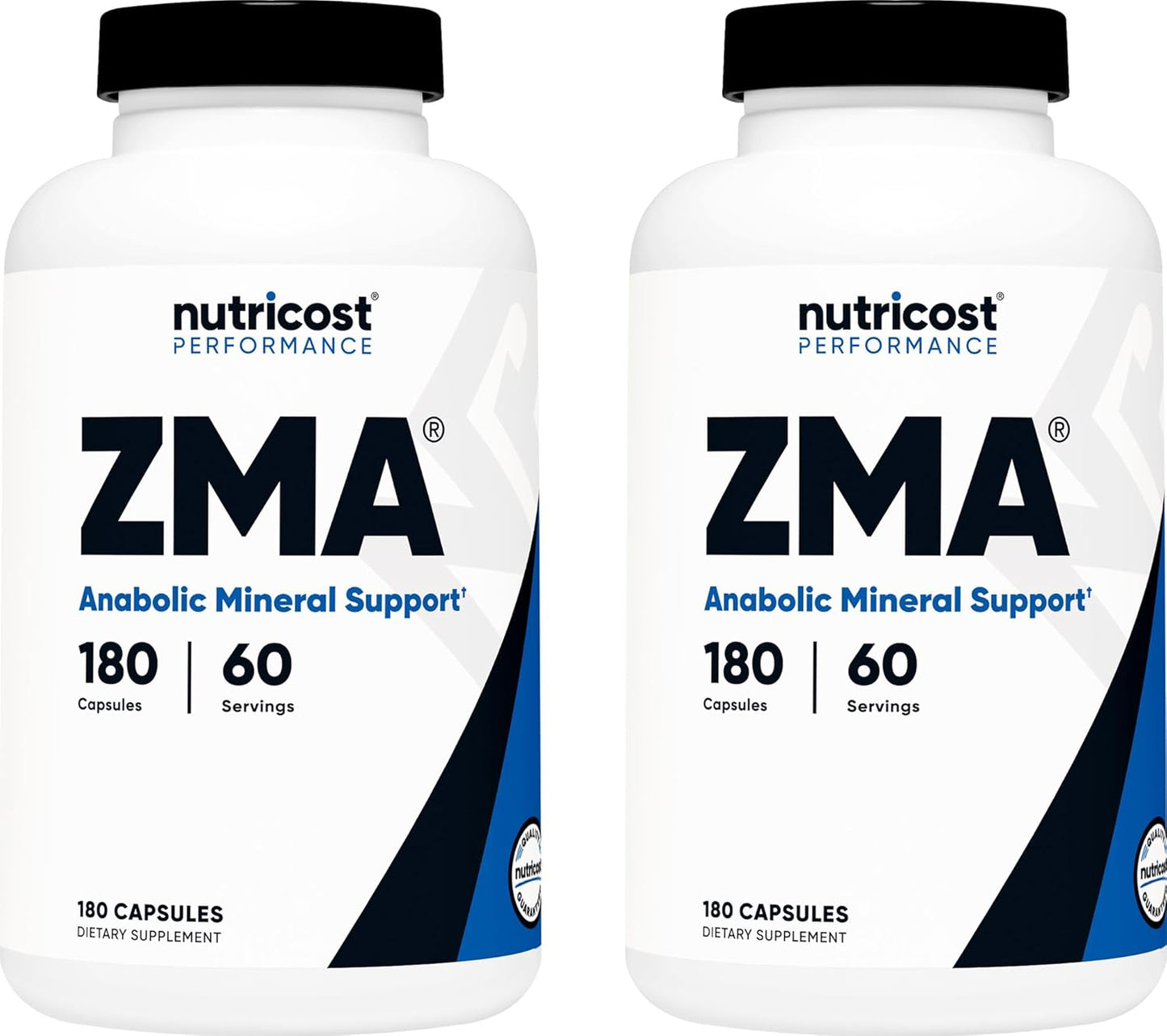 Nutricost ZMA 180 Capsules for Enhanced Recovery and Sleep