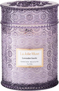 Lavender Suede Candle for Relaxation with Eucalyptus & Sandalwood