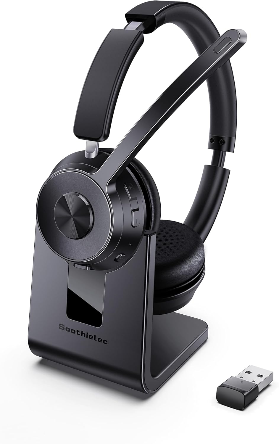 Wireless Headset with Noise Cancelling Mic - Soothielec