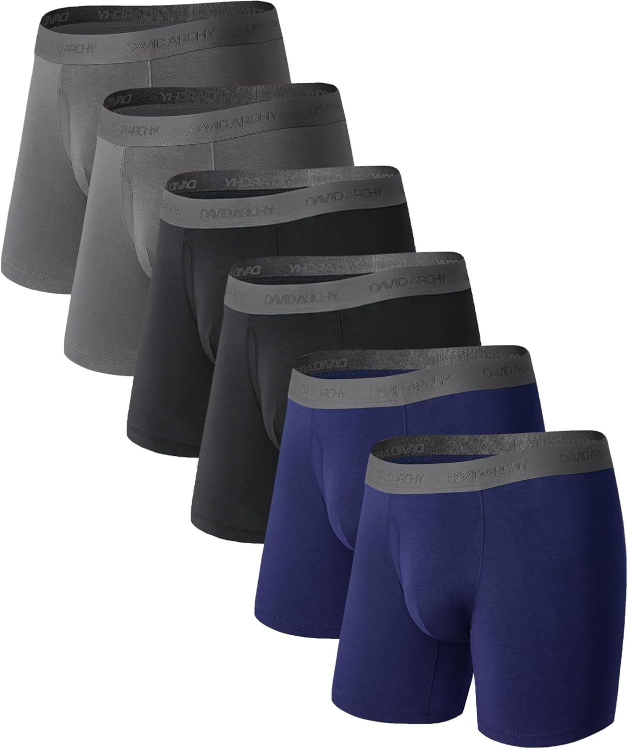 DAVID ARCHY Mens Underwear Boxer Briefs for Ultimate Comfort