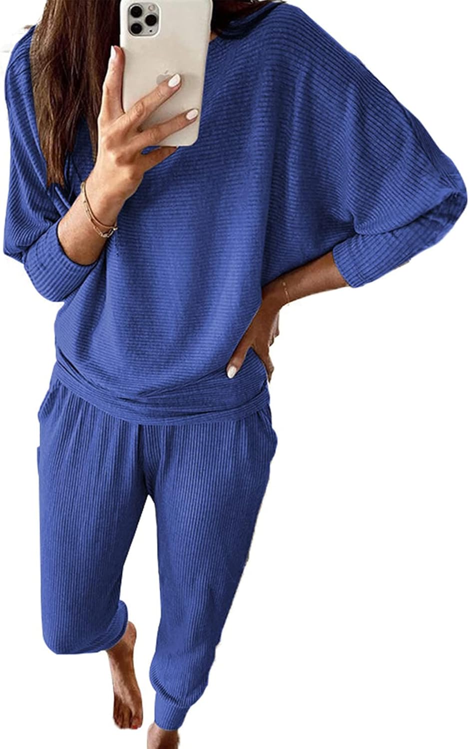 PRETTYGARDEN Women's Fall 2 Piece Lounge Set for Cozy Comfort