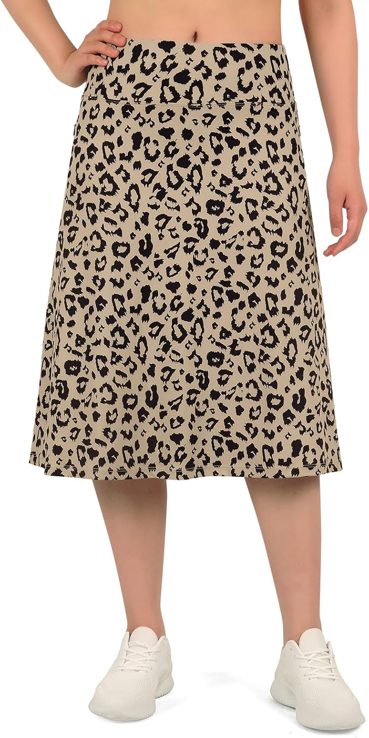 ANIVIVO Women's Knee Length Skorts for Active Lifestyle