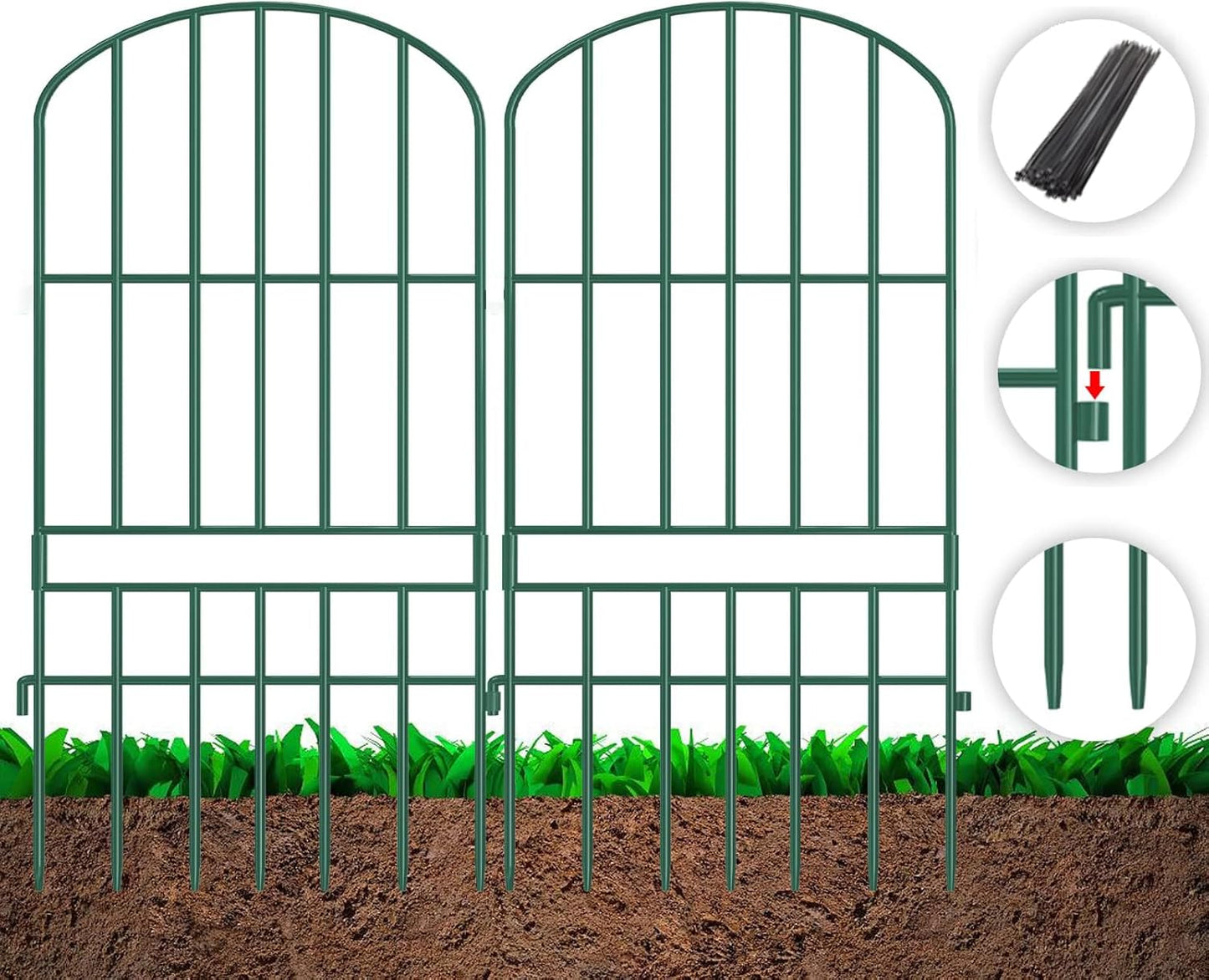 Adavin Animal Barrier Garden Fence for Dogs and Rabbits