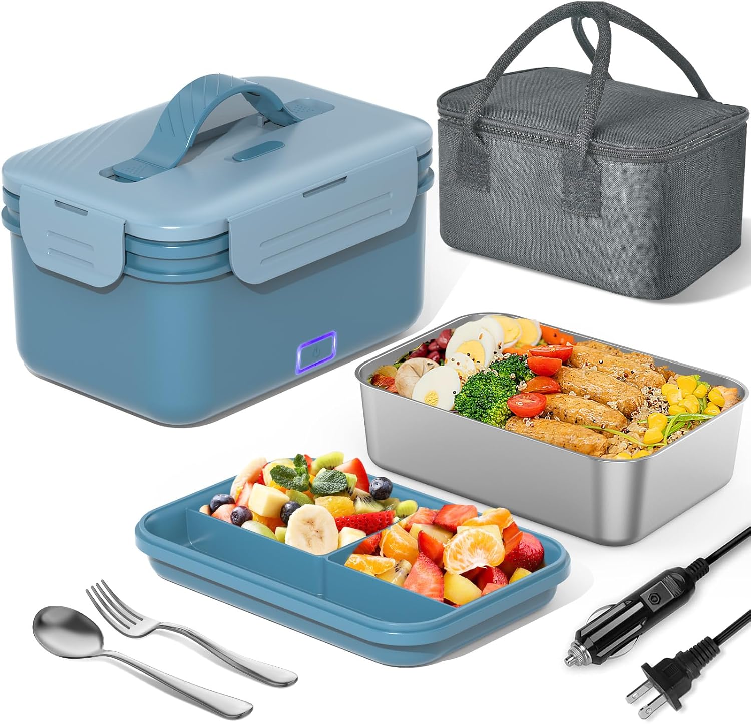 Electric Lunch Box Food Heater 100W for Quick Meal Heating