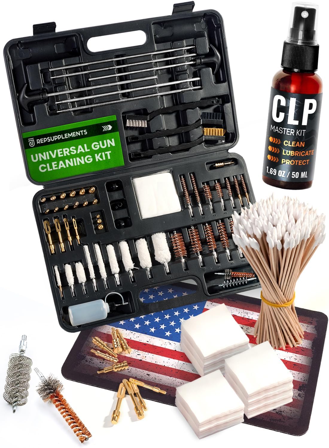 Universal Gun Cleaning Kit for All Guns - Portable and Durable