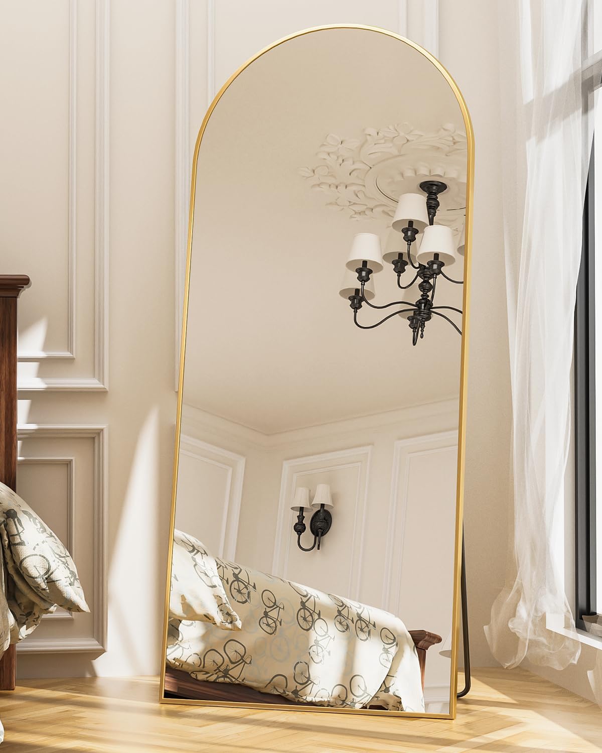 Antok Full Length Mirror - Arched Floor Standing Design