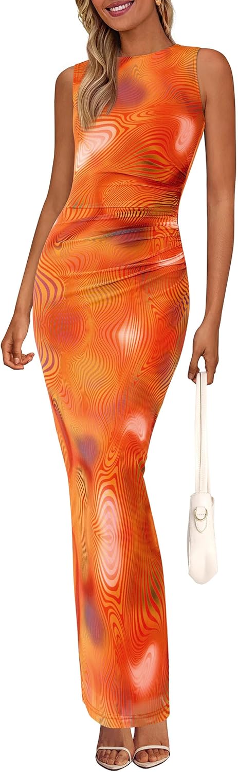 Floral Bodycon Maxi Dress for Women - Perfect Wedding Guest Attire