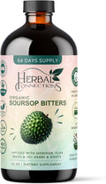 Soursop Bitters Liquid 32 Ounces - Natural Gut Cleanse & Daily