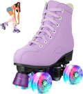 jessie Girls Roller Skates for Women Purple - Flash Wheels