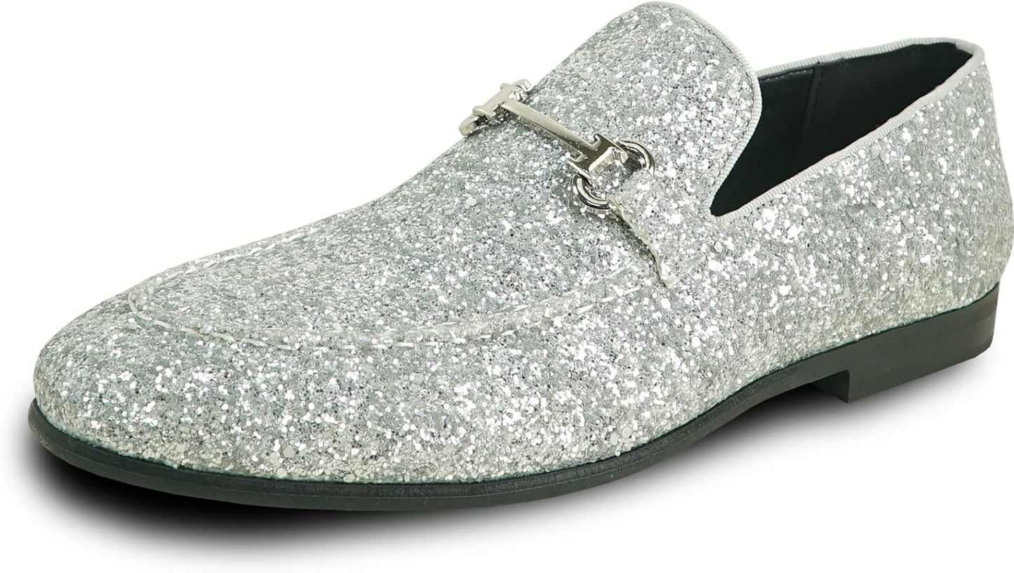 Eye-Catching Glitter Loafers for Men in Various Colors 7ft to 16ft
