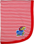Creative Knitwear Kansas Jayhawk Striped Baby and Toddler Blanket