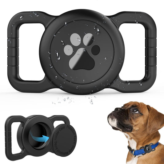 Waterproof Silicone Airtag Holder for Dog Collar - Anti-Lost Protection