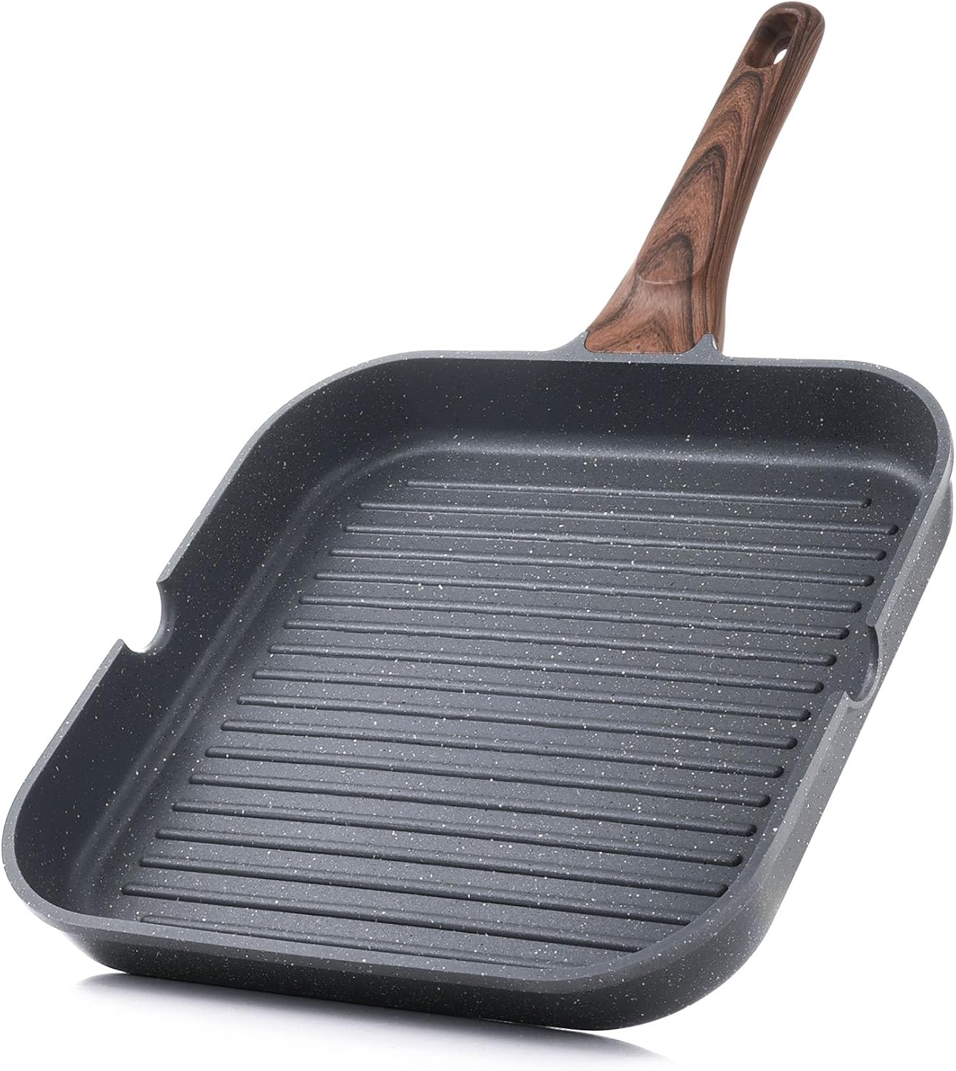 SENSARTE Nonstick Grill Pan for Indoor & Outdoor Cooking