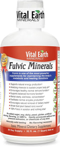 Fulvic Minerals Liquid Supplement with 70+ Trace Minerals - Energy