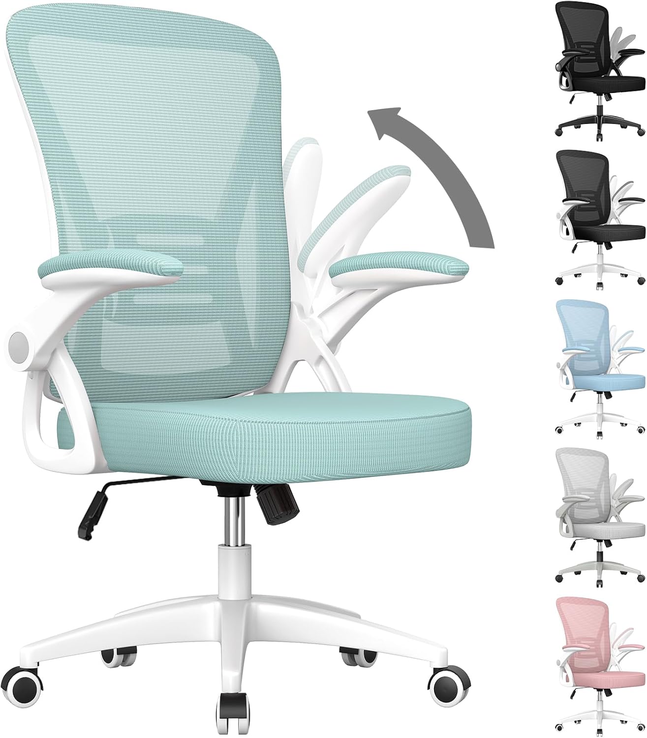 Ergonomic Office Chair with Adjustable Height and Lumbar Support