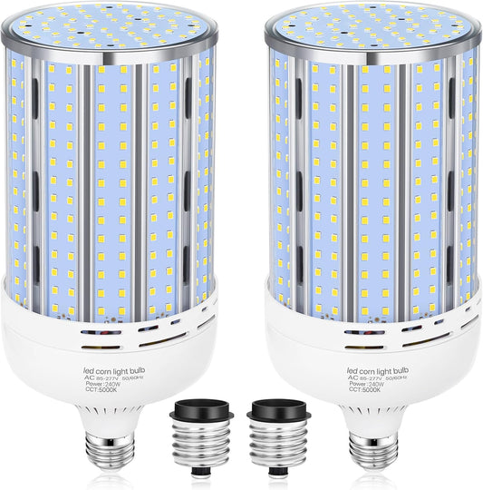 240W Corn LED Light Bulb Fanless for Bright Indoor and Outdoor Use