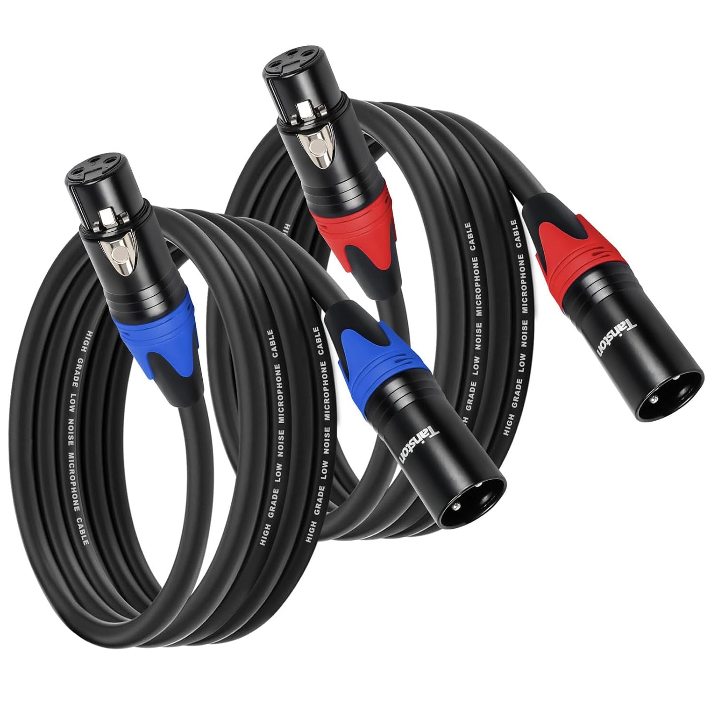 Premium 40 Feet XLR Microphone Cable 2 Pack for Versatile Use