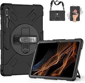 Military Grade Heavy Duty Case for Galaxy Tab S8 Ultra 14.6 in