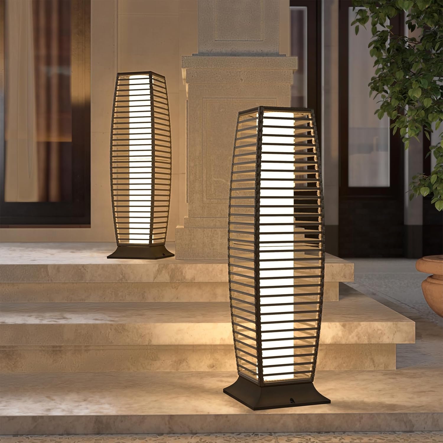 Grand patio Solar Powered Lantern for Outdoor Lighting Needs