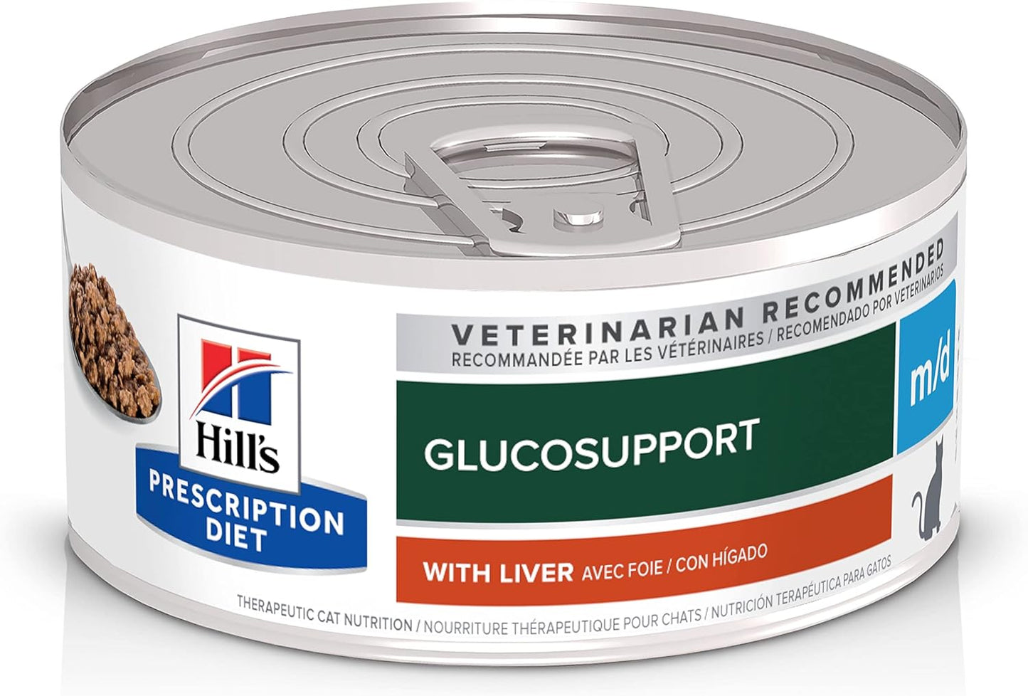Hill's Prescription Diet m/d GlucoSupport Canned Cat Food 24 Pack