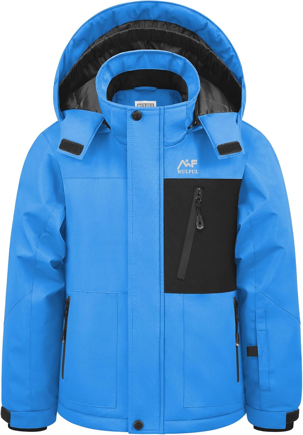 WULFUL Boy's Winter Waterproof Ski Coat for Cold Weather Fun