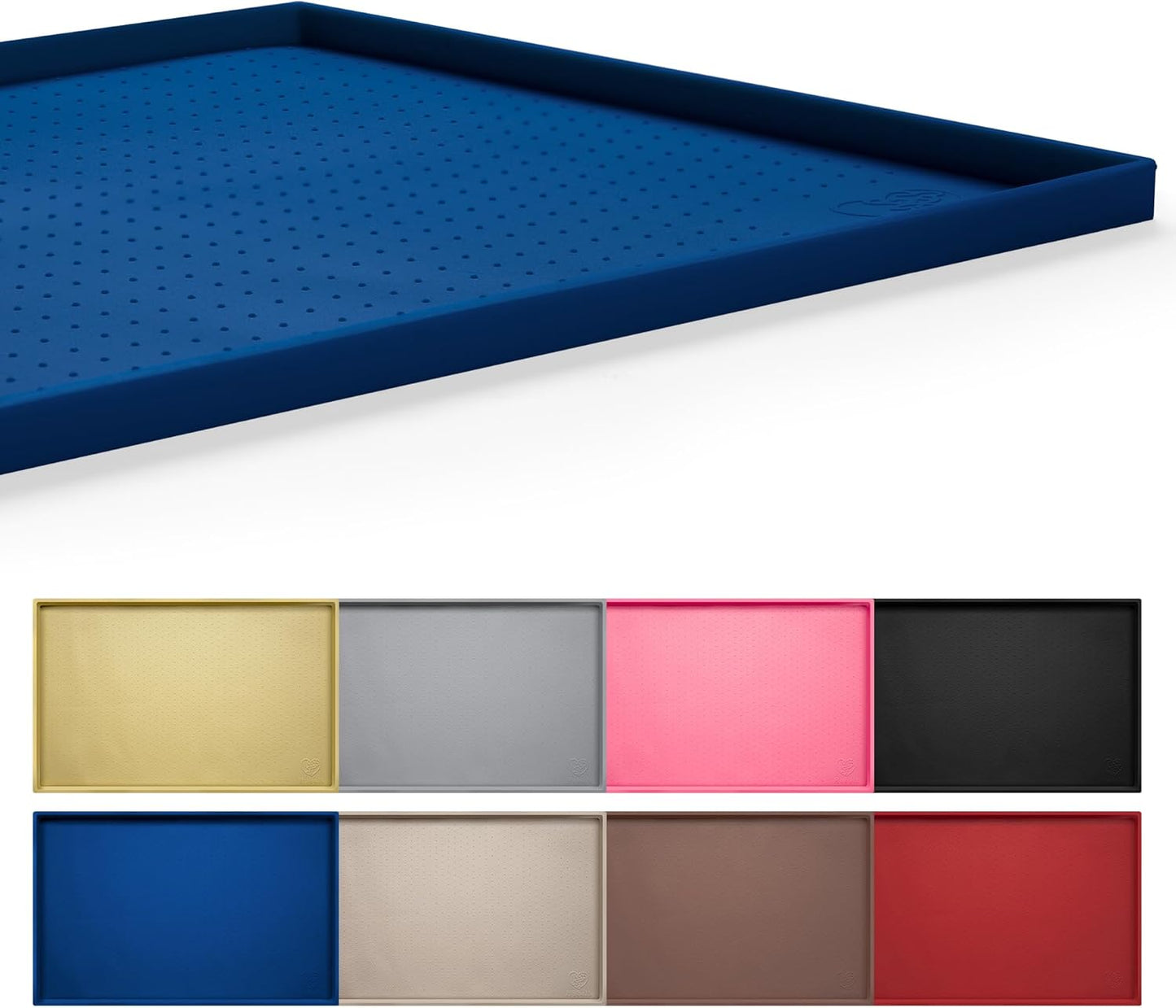 Hubulk Dog Feeding Mat: Waterproof Silicone Pet Food Placemat