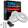 TRQ Front Performance Brake Pad & Rotor Kit for 2003-2007 Murano