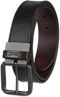 Reversible Leather Belt for Men - 2-in-1 Casual Jean Style