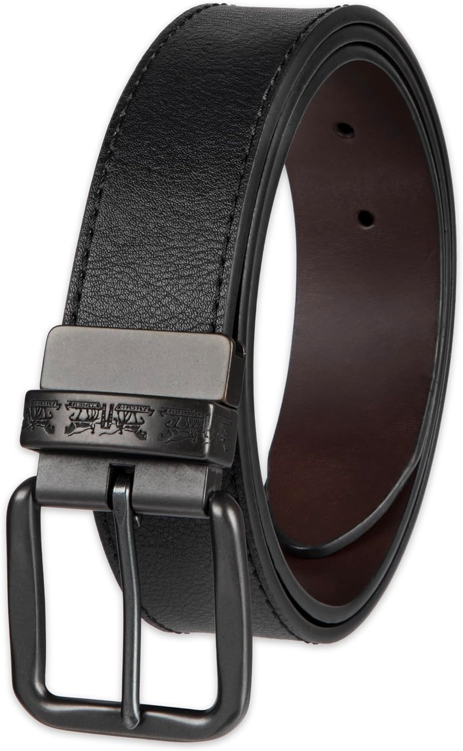 Levi's Men's 2-in-1 Reversible Belt for Everyday Casual Style
