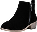 Suede Ankle Boots for Women 905 - Wide Width Comfortable Booties
