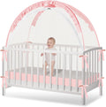 Crib Tent Net to Keep Baby In - Pop Up Crib Canopy for Safety