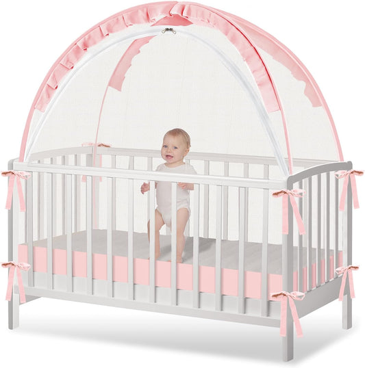 Zkaitoy Crib Tent - Secure Baby Sleep