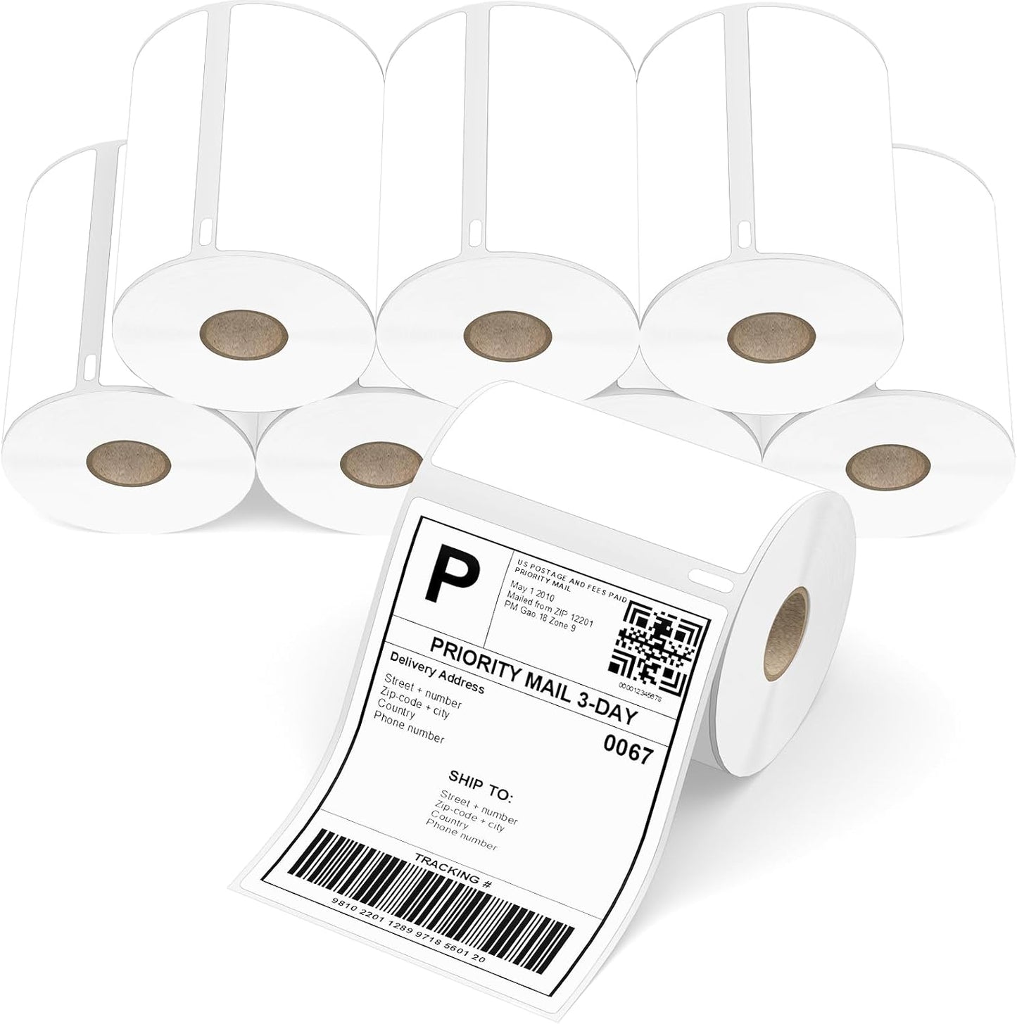 4x6 Shipping Labels Compatible with Dymo 4XL for Easy Use