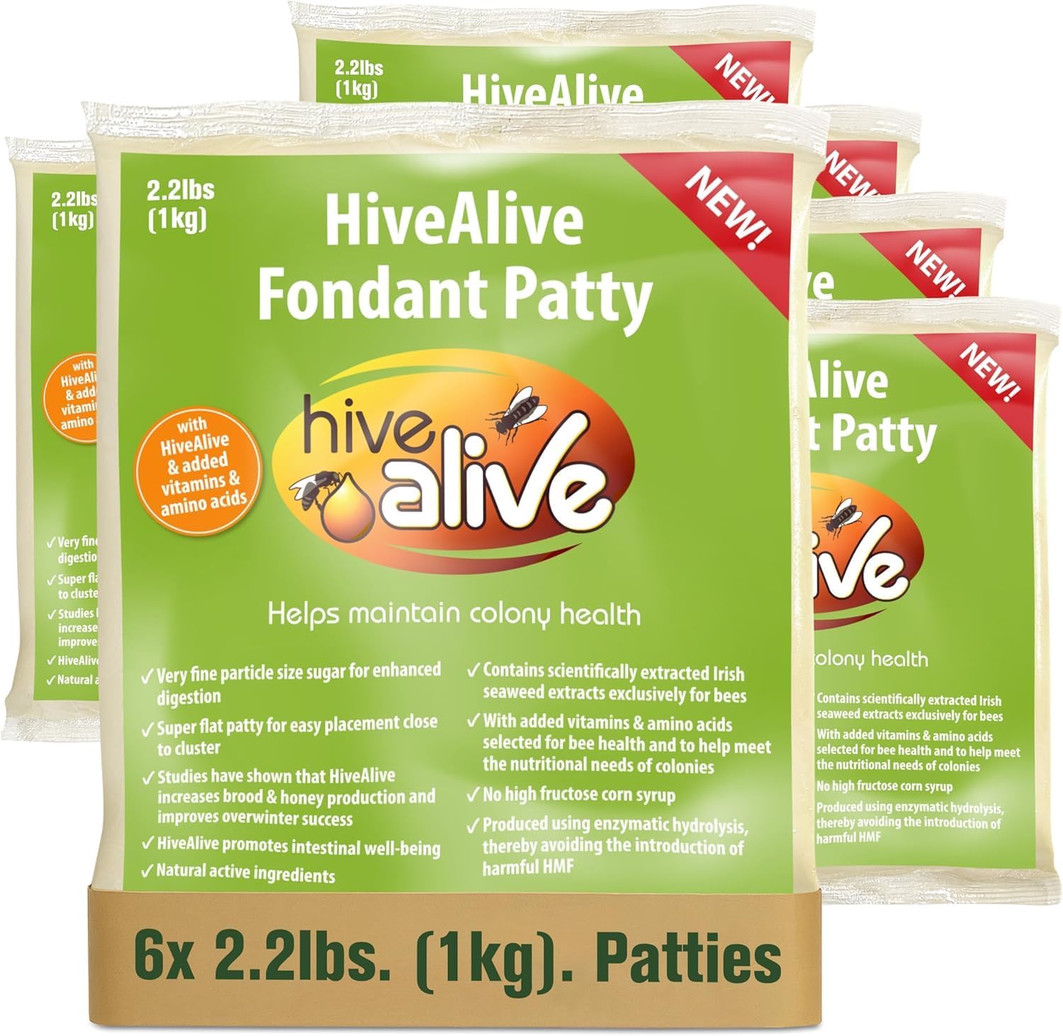 HIVE ALIVE Fondant Bee Food Supplement for Healthy Colonies